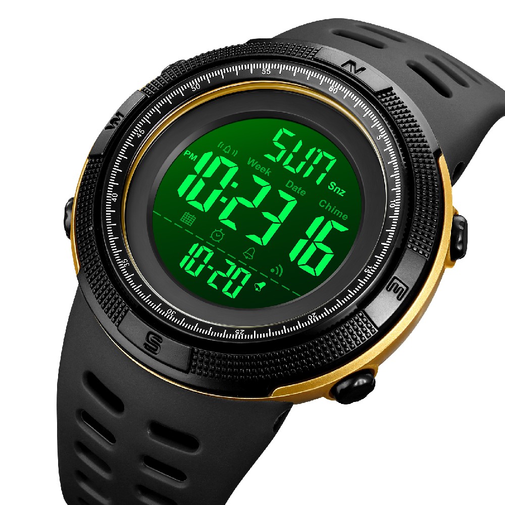 SKMEI 2070 Men Digital Watch Outdoor Sports Electronic Student Multi functional Waterproof Night Light Sports Watches