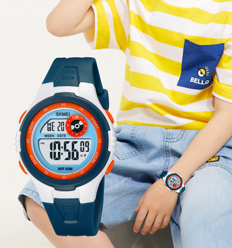 SKMEI 2280 Fancy Wrist Watches Waterproof Gift Kids Digital Rainbow Watch