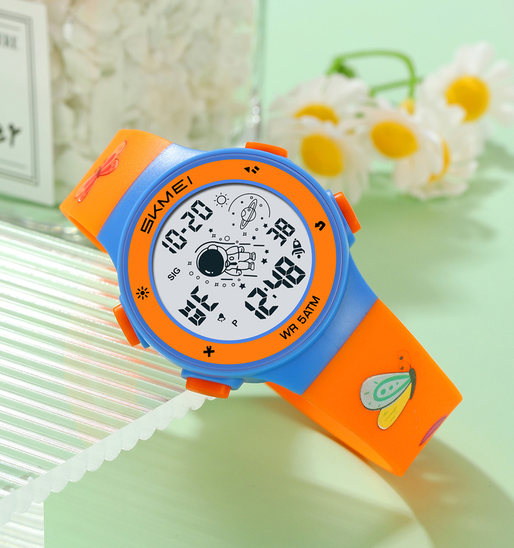 SKMEI 2267 Waterproof Gift Watch Digital Cartoon Image Fancy Wrist Watches for Kids