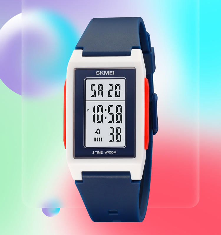 SKMEI 2321 Thin Sports Watch Waterproof Digital Teenage Fashion Watches