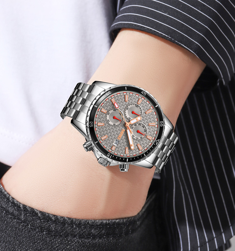 SKMEI 9334 luxury royal quartz watch vintage water resistant 5 bar analogue Custom logo personalized men