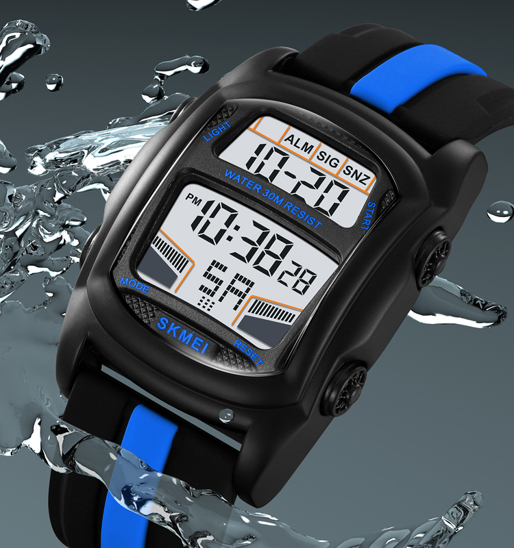 SKMEI 2203 Cool Car-Shaped Silicone Sports Watch for Men Digital Hand Watch with Luminous Band Alarm Best Price in Pakistan