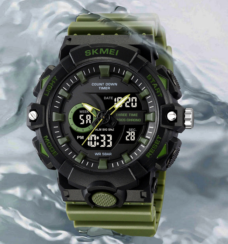 SKMEI 2225 Transparent men s luminous waterproof 50m wrist couple quartz watch digital relojes sport running