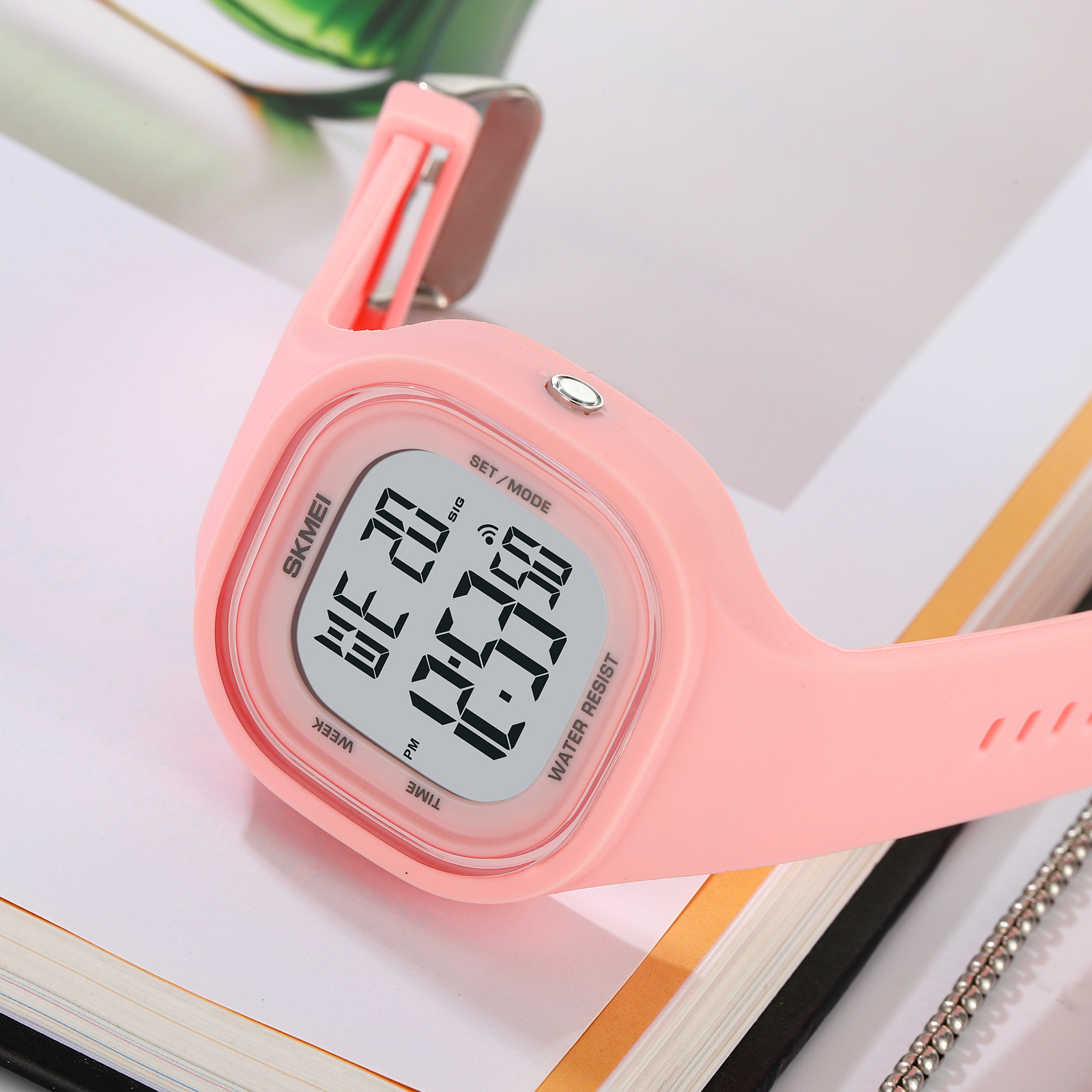 SKMEI 2290 relojes clasics good quality watches advanced valentine couple digital watch with chronograph with jelly colors