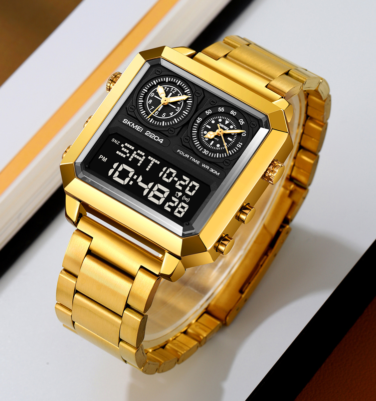 SKMEI 2204 top brand relojes digital analog watch hombre luxury custom men wrist handsome for business