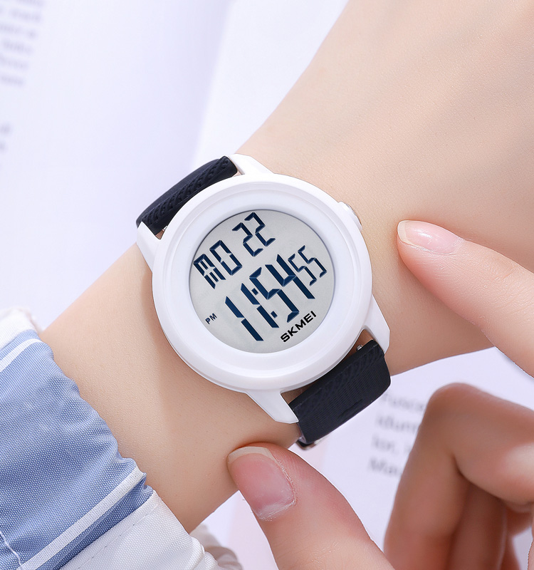 SKMEI 2218 Comfortable silicone band red led wrist watch relojes hombr al por mayor wholesale alarm digital watch women