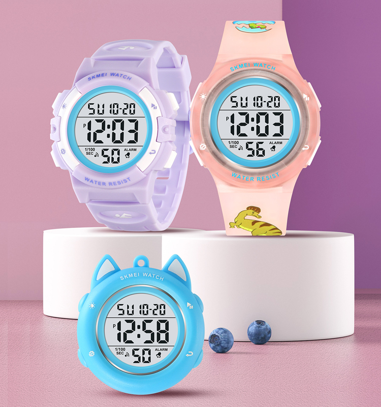 Skmei 2236 Replace The Case DIY Watch Disassembly NFC Digital Children Wrist Watch Colorful Gift Digital Watch for Kids Series