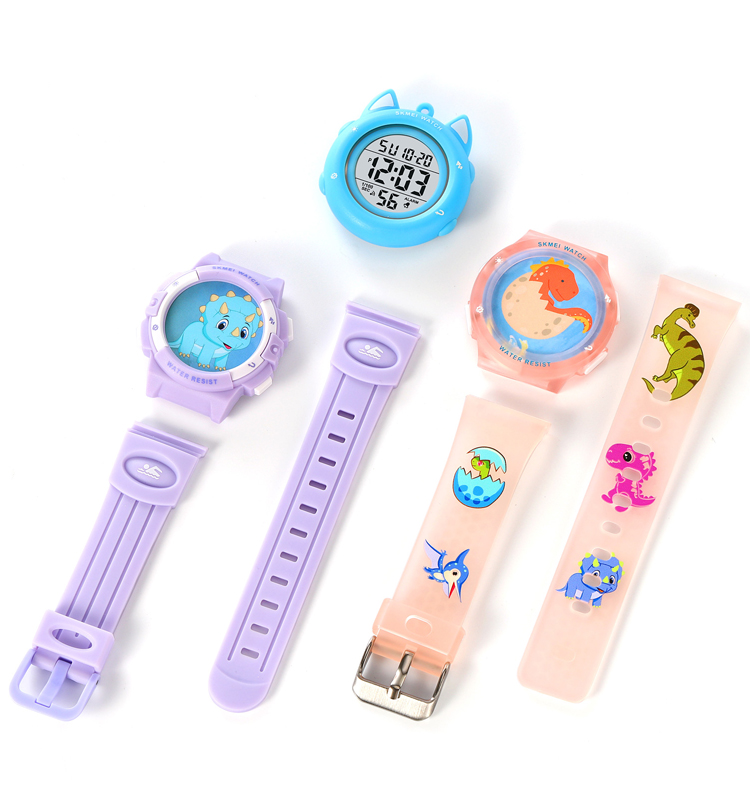 Skmei 2236 Replace The Case DIY Watch Disassembly NFC Digital Children Wrist Watch Colorful Gift Digital Watch for Kids Series