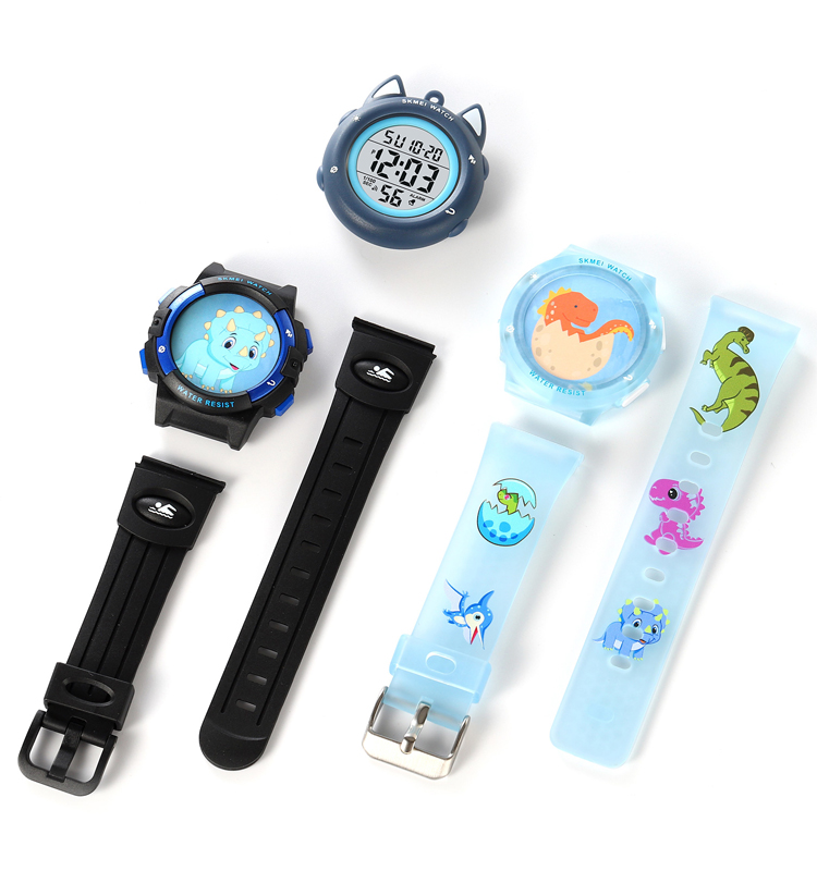 Skmei 2236 Replace The Case DIY Watch Disassembly NFC Digital Children Wrist Watch Colorful Gift Digital Watch for Kids Series