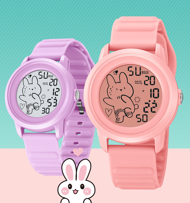 SKMEI 2217 fancy kids silicone jelly watches for Christmas day