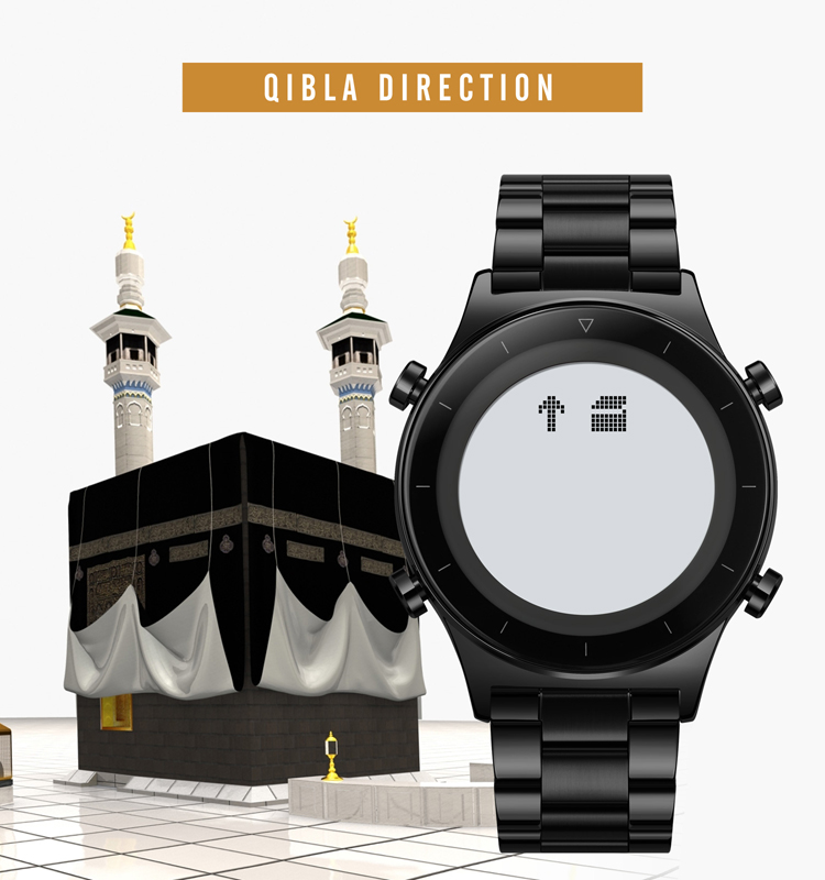 Skmei 2142 Muslim Azan Clock Watch Digital Azan Muslim Prayer Watch 3atm Water Resistant Back