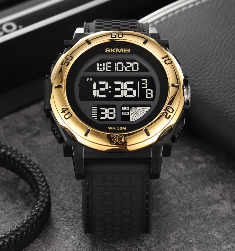 SKMEI 2099 sports watches men 2rist unique fashion suitable digital watches for young