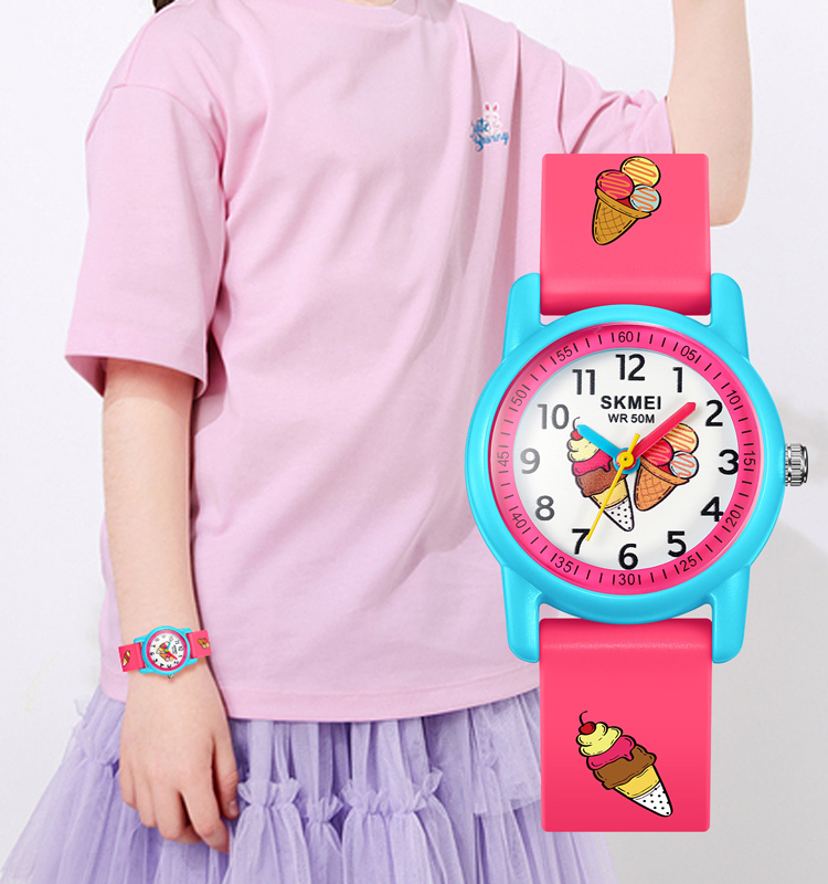 Reloj Skmei 2157 christmas gift kids plastic watches cartoon kids girl boy cute quartz analog watch for kids