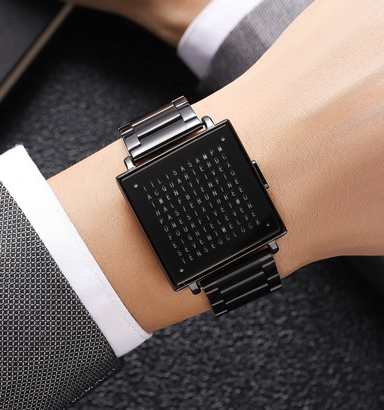 OEM custom top brand SKMEI factory 2388 premium LED stainless steel digital wrist watches